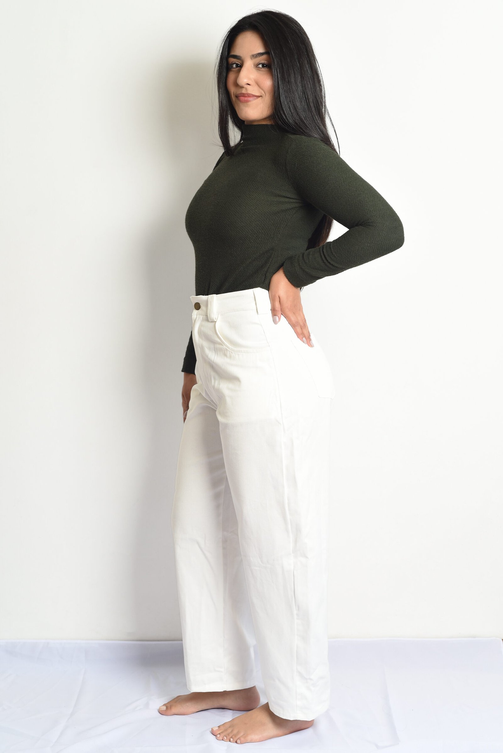 Calca off white - lateral